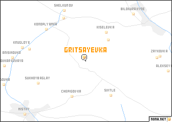 map of Gritsayevka