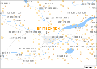 map of Gritschach