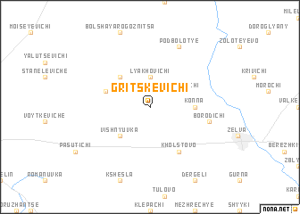 map of Gritskevichi