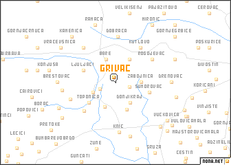 map of Grivac