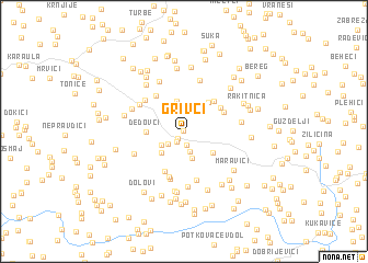 map of Grivci