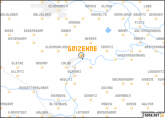 map of Grizehne