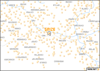 map of Griže