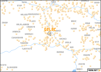 map of Grlac