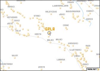 map of Grla