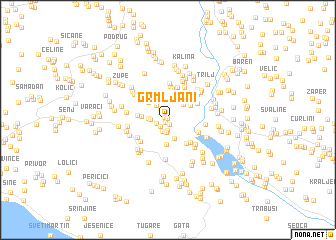 map of Grmljani