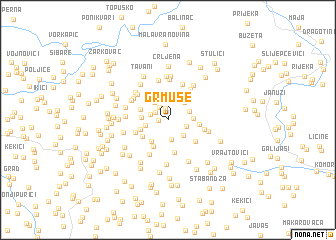 map of Grmuše