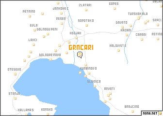 map of Grnčari