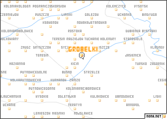 map of Grobelki