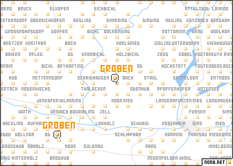 map of Gröben