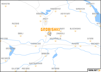 map of Grobishki