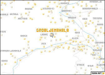 map of Groblje Mahala