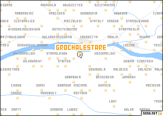 map of Grochale Stare