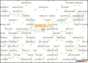 map of Grochlitz