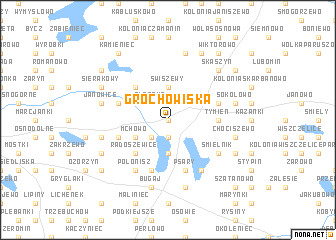 map of Grochowiska