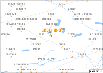 map of Grochowo