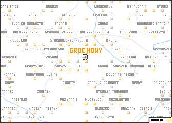 map of Grochowy