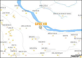 map of Grocka