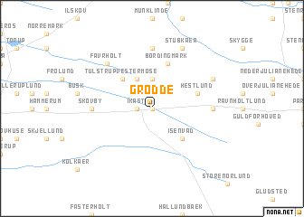 map of Grødde