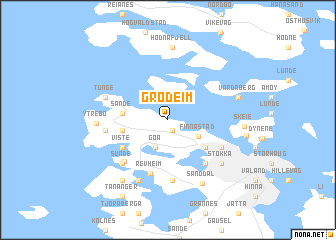 map of Grødeim