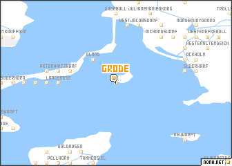 map of Gröde