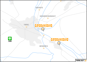 map of Grodikovo