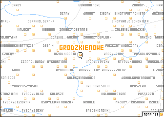 map of Grodzkie Nowe
