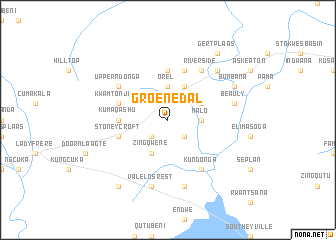 map of Groenedal