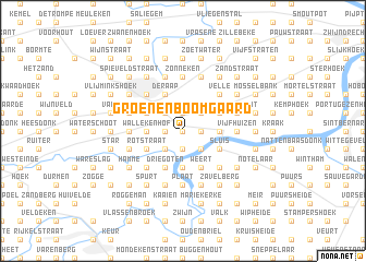 map of Groenen Boomgaard