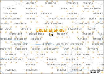 map of Groenenspriet
