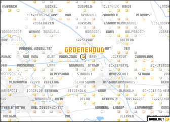 map of Groenewoud