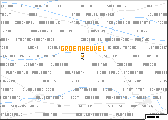 map of Groenheuvel