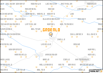 map of Groenlo