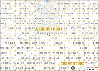 map of Groenstraat