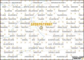 map of Groenstraat