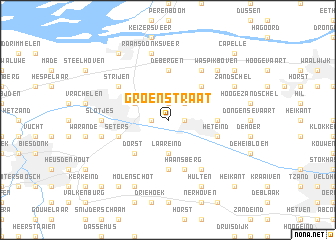 map of Groenstraat