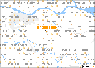 map of Groesbeek