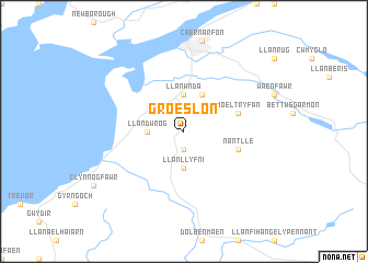 map of Groeslon