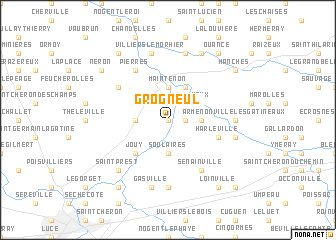 map of Grogneul