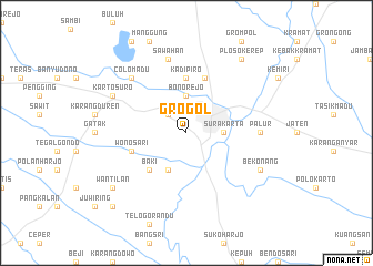 map of Grogol