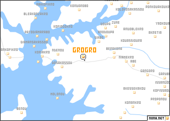 map of Grogro