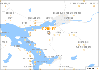 map of Grohed