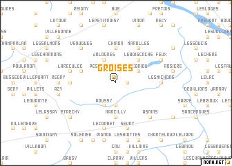 map of Groises