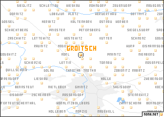 map of Groitsch