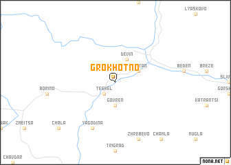 map of Grokhotno