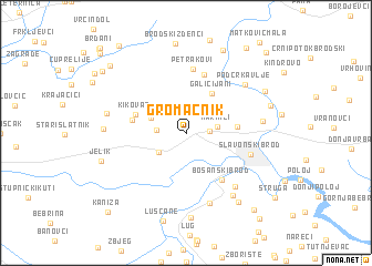 map of Gromačnik