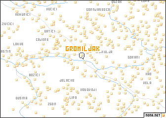 map of Gromiljak