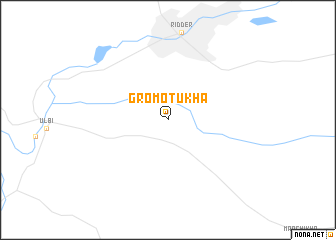 map of Gromotukha