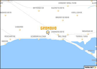 map of Gromovo