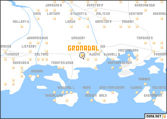 map of Grönadal